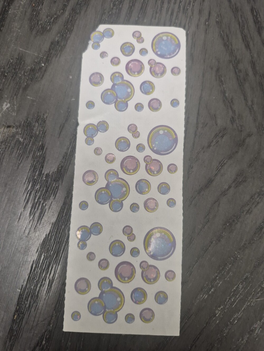Iridescent Bubble Wall Decal - Blue & Pink